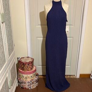 Scott McClintock Beaded, Backless, Sleeveless Gown NOS